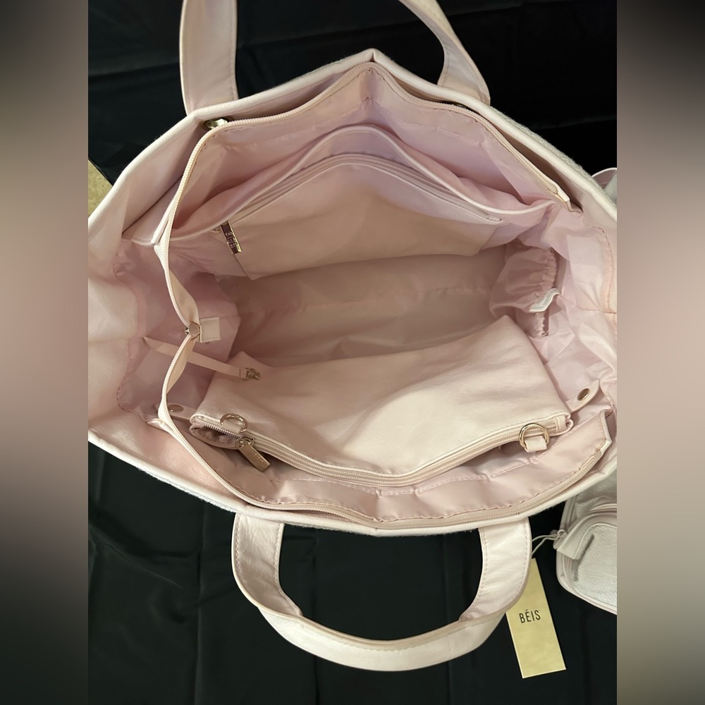 **SOLD** BÉIS The Everyday Tote in SAKURA PINK — Limited Edition and Rare! - Picture 6 of 16